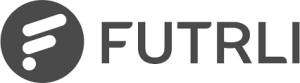 Black and white logo with a stylised circle on the left and the word “FUTURE” in bold, uppercase letters on the right.